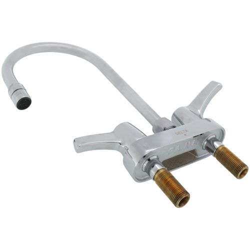 Main product image of Commercial Teck Two Handle 4" Cast Deck Mount Service Sink Faucet, 27C4943
