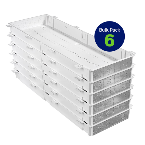Main product image of 42" Wireless Structured Media Enclosure, Plastic, 6 Pack (White)