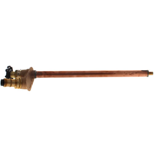 Main product image of Model 27 14", 1/2" PEX Inlet Dual Check Anti-Siphon Automatic Draining Wall Faucet w/ Metal Handle