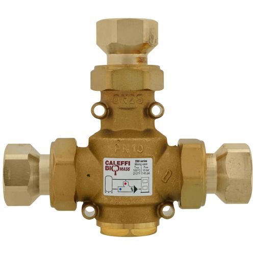 Main product image of 1" Female NPT ThermoProtec Thermostatic Mixing Valve (140-Degrees F Tset)