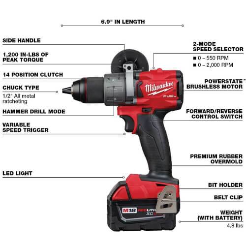2804 22 Milwaukee 2804 22 M18 Fuel 1 2 Hammer Drill Driver Kit 2804-22-milwaukee-2804-22-m18-fuel-1-2-hammer-drill-driver-kit