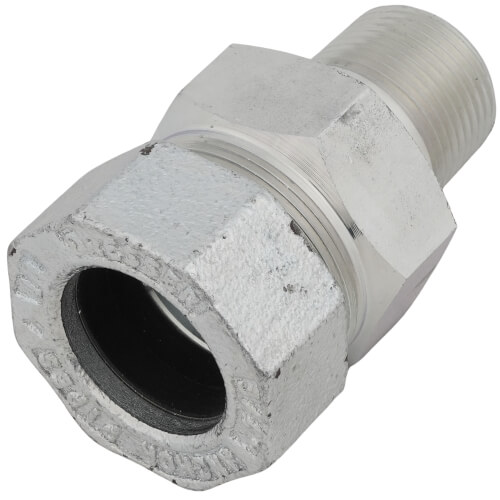 Main product image of 3/4" Style 65 Water Service Compression Dresser Male Adapter for Steel Pipe