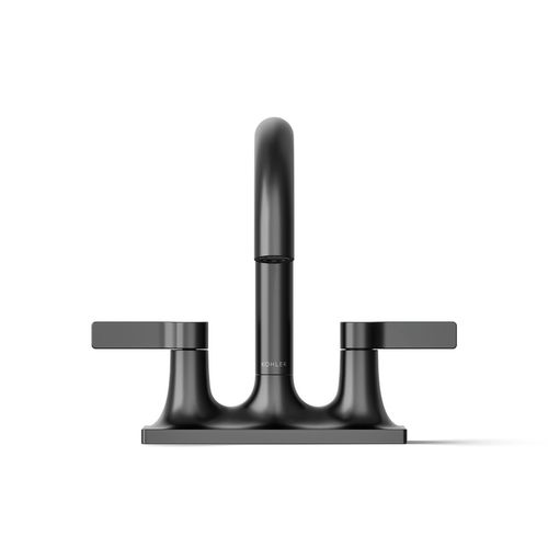 Main product image of Venza Two Handle Centerset Lav Faucet (Matte Black), K-28124-4-BL