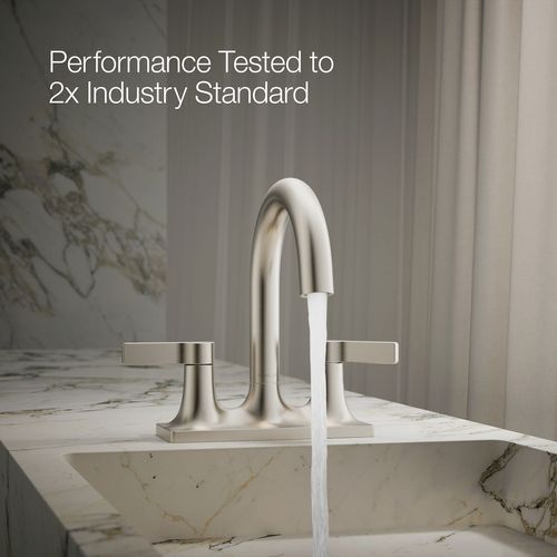 Main product image of Venza Two Handle Centerset Lav Faucet (Brushed Nickel), K-28124-4-BN