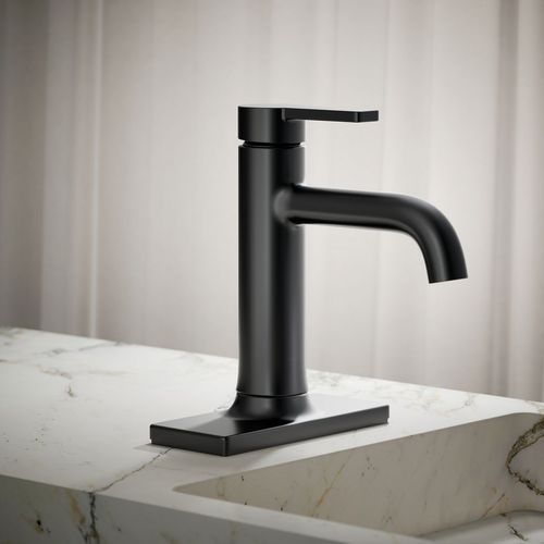 Main product image of Venza Single Handle Centerset Lav Faucet, 0.5 GPM (Matte Black), K-28126-4N-BL