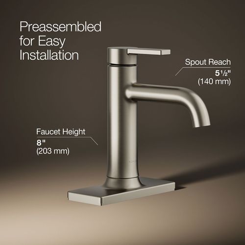 Main product image of Venza Single Handle Centerset Lav Faucet, 1.2 GPM (Brushed Nickel), K-28126-4-BN