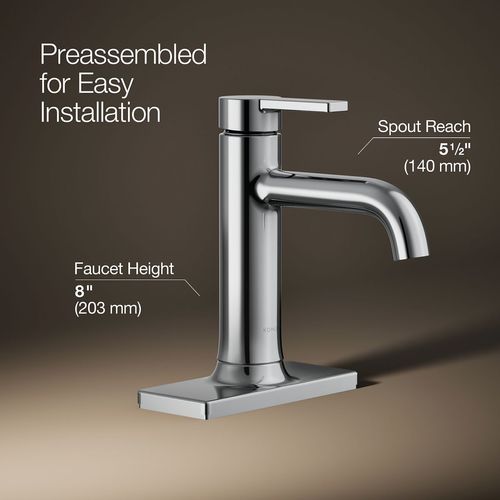 Main product image of Venza Single Handle Centerset Lav Faucet, 0.5 GPM (Polished Chrome), K-28126-4N-CP