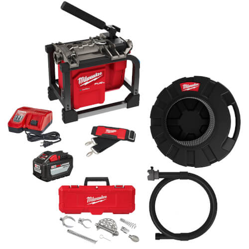 M18 FUEL Sewer Sectional Machine w/ 7/8" Cable Kit