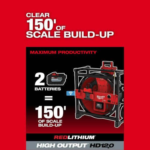 2819-22 - Milwaukee 2819-22 - M18 FUEL High Speed Chain Snake for 1-1/2 ...