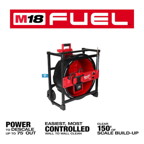 281922 Milwaukee 281922 M18 FUEL High Speed Chain Snake for 11/2" 4" Pipes