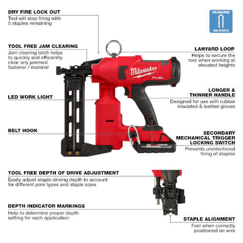 Main product image of M18 FUEL Utility Fencing Stapler Kit