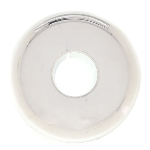 Main product image of 1" IPS Plastic Floor Plate 3-1/4" OD (White Plated)
