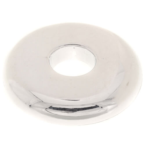 Main product image of 1/2" IPS Split One Plastic Floor and Ceiling Plate 2-3/4” OD (Chrome Plated)
