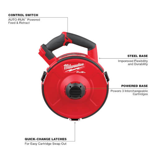 2873B22 Milwaukee 2873B22 M18 FUEL ANGLER 240' Steel Pulling Fish