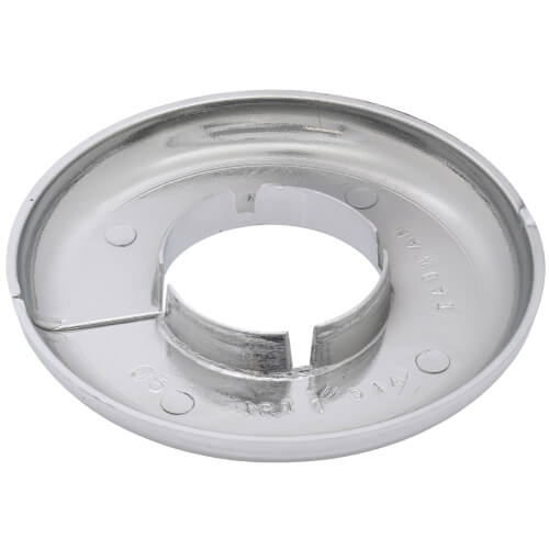 Main product image of 1" CWT Split One Plastic Floor and Ceiling Plate 3” OD (Chrome Plated)