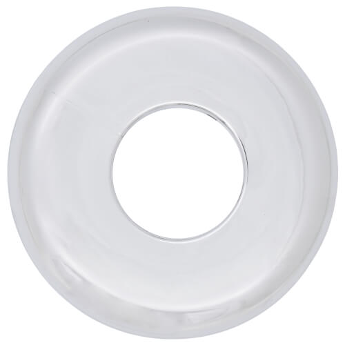 Main product image of 1" CWT Split One Plastic Floor and Ceiling Plate 3” OD (Chrome Plated)