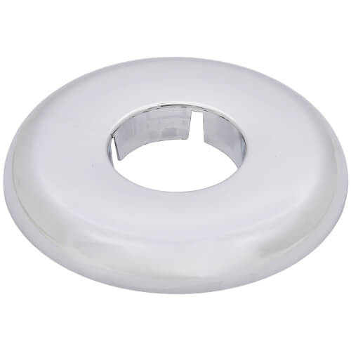 Main product image of 1" CWT Split One Plastic Floor and Ceiling Plate 3” OD (Chrome Plated)