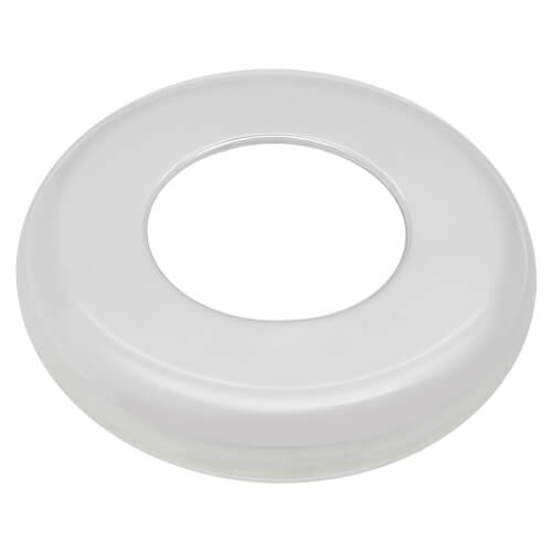 1-1/2" CWT Split One Plastic Floor and Ceiling Plate 3-1/2” OD (Chrome Plated)