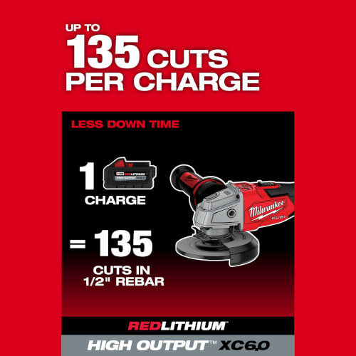Main product image of M18 FUEL 4-1/2" / 5" Grinder Slide Switch, Lock-On