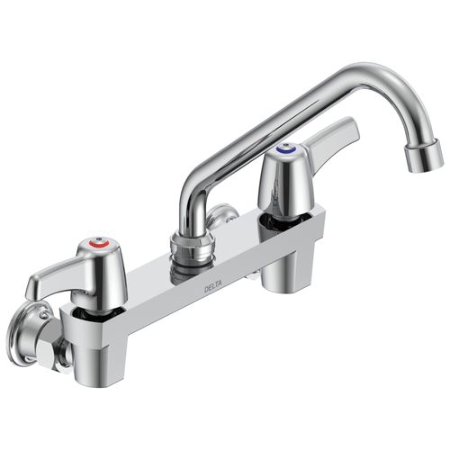 Main product image of 28C3/28C4/28C6 2 Handle 8" Wall Mount Service Sink Faucet (Chrome), 28C4233