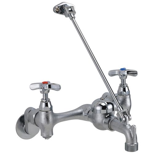 Main product image of 28C/T9 2 Handle 8" Wall Mount Service Sink Faucet (Chrome), 28T9-AC