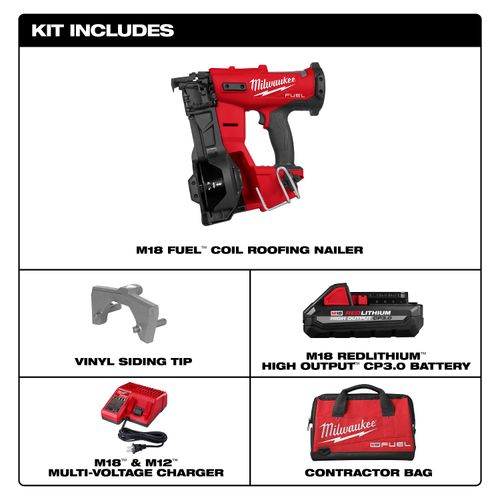 Main product image of M18 FUEL Coil Roofing Nailer Kit