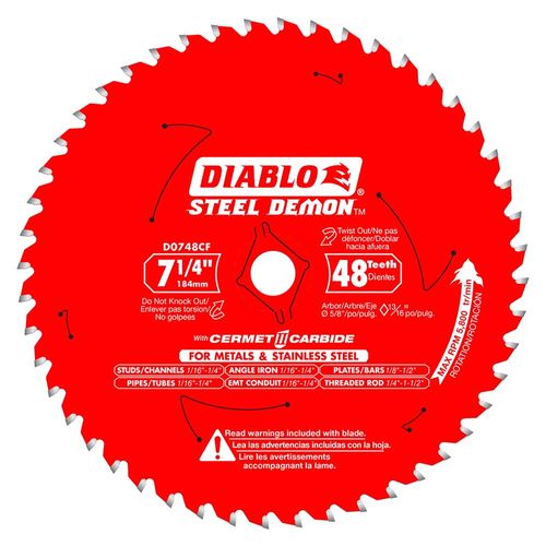 Main product image of 6-3/4" x 48-Teeth Steel Demon Saw Blade for Medium Metal