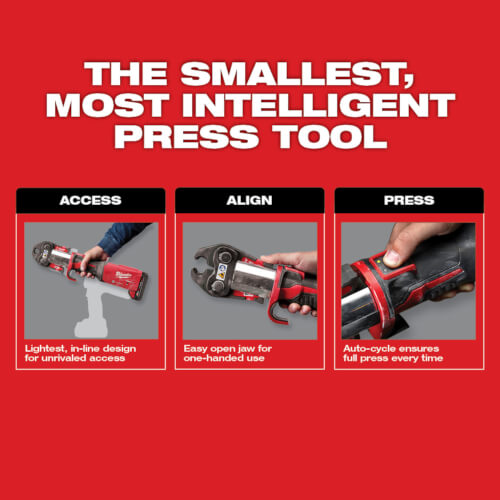 Main product image of M18 FORCE LOGIC Press Tool w/ ONE-KEY w/ 1/4” – 7/8” Streamline ACR Press Jaws