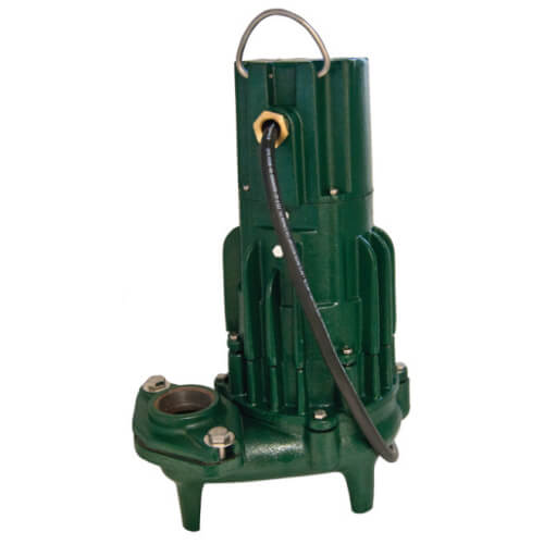 Model BE293 High Head Waste-Mate Cast Iron Sewage Pump w/ Variable Level Float Switch - 230 V, 1 HP