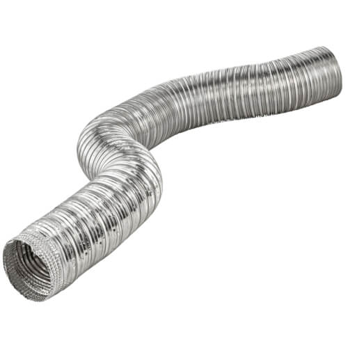 Main product image of 3" x 8 Ft. Flexible Semi-Rigid Aluminum Duct w/ Crimped End