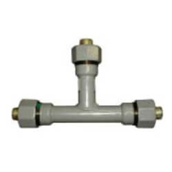 3/4" IPS Steel Compression Tee, SDR-11 (Powder Coated)
