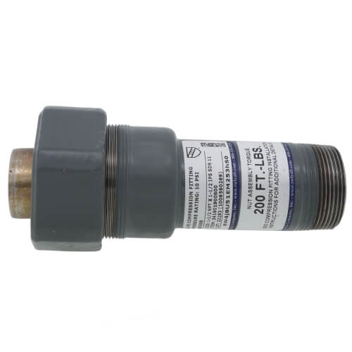 1-1/2" IPS Steel Compression Male Adapter (SDR-11)