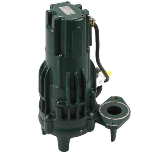 Model E295 High Head Waste-Mate Non-Automatic Cast Iron Sewage Pump - 230 V, 2 HP (Single Seal)