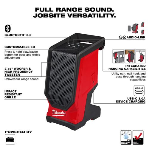 Main product image of M18 Bluetooth Jobsite Speaker