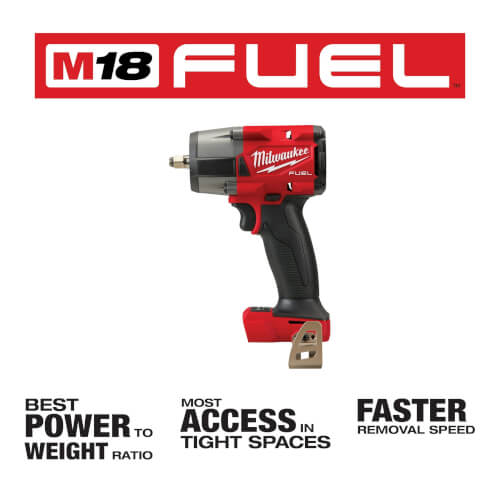 M18 FUEL 3/8" Mid-Torque Impact Wrench w/ Friction Ring (Bare Tool Only)
