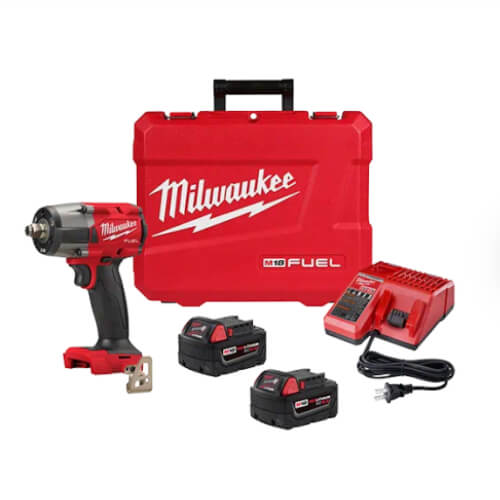 M18 Fuel 1/2" Mid-Torque Impact Wrench w/ Friction Ring Kit