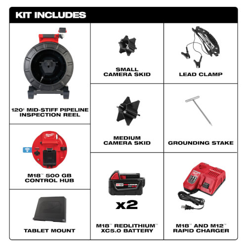 Main product image of M18 120' Pipeline Inspection System
