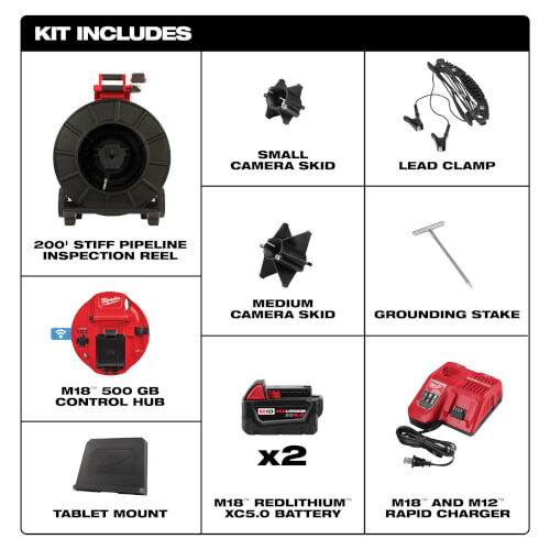 Main product image of M18 200' Pipeline Inspection System