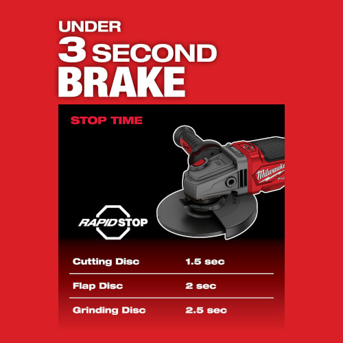 Main product image of M18 FUEL 4-1/2"- 6" Braking Grinder Paddle Switch, No-Lock