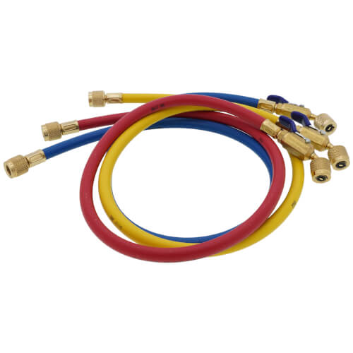 29983 Yellow Jacket 29983 PLUS II 3Pack 1/4" Charging Hoses w