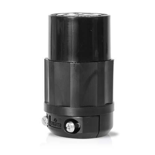 Main product image of 20A, 250V 3-Phase, NEMA L15-20R, 3P, 4W, Locking Connector, Grounding, All Black (Black)