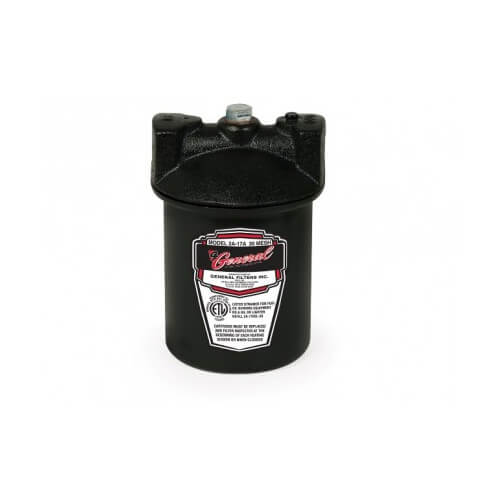 Main product image of 2A-17A Fuel Oil Filter - 1/2" Pipe, 60 Mesh, Burna-N Gasket, Epoxy Coated