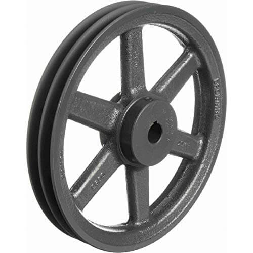 Main product image of 2 Groove Cast Iron Fixed Pitch Sheave w/ 1" Bore, 9.25" OD