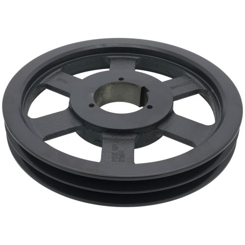 Main product image of 2 Groove Cast Iron Split Taper Sheave, A, B, 5V Belt, 11.28" OD