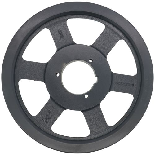 Main product image of 2 Groove Cast Iron Split Taper Sheave, A, B, 5V Belt, 11.28" OD