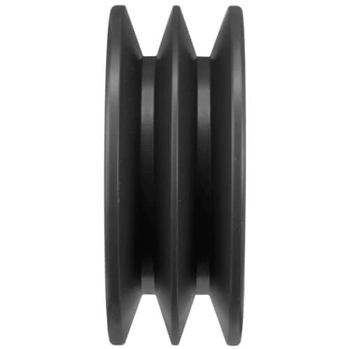 2 Groove Cast Iron Split Taper Sheave, A, B, 5V Belt, 4.48" OD