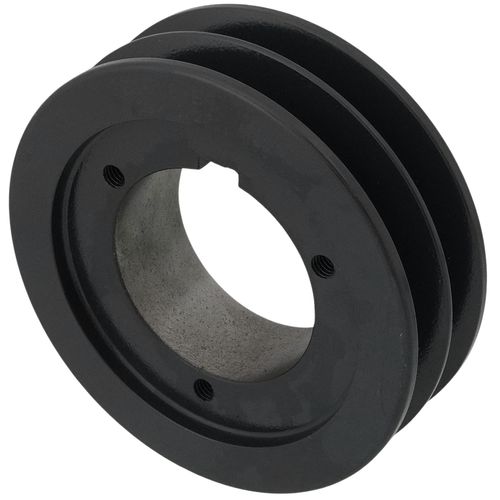Main product image of 2 Groove Cast Iron Split Taper Sheave, A, B, 5V Belt, 5.28" OD