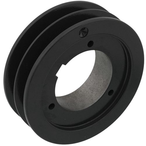 Main product image of 2 Groove Cast Iron Split Taper Sheave, A, B, 5V Belt, 5.28" OD