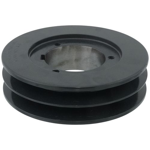 Main product image of 2 Groove Cast Iron Split Taper Sheave, A, B, 5V Belt, 6.28" OD
