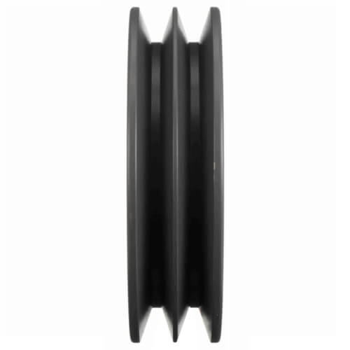 Main product image of 2 Groove Cast Iron Split Taper Sheave, A, B, 5V Belt, 6.48" OD